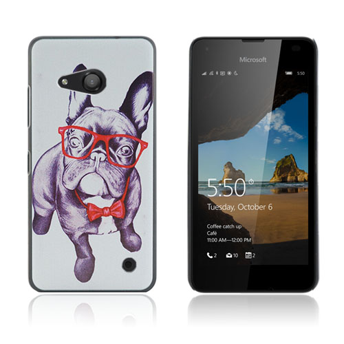 Persson Microsoft Lumia 550 Kova Kuori - Mopsi Jolla On Silmälasit