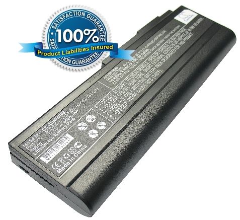 Asus M50 M51 M70 X55S G50 L50 X55 M51E X55 X57VN G50VT akku 6600 mAh Musta