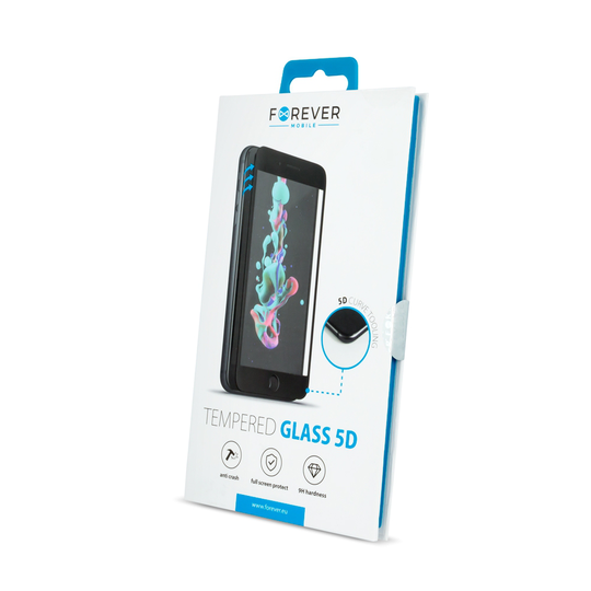 Forever 5D Iskunkestävä Panssarilasi Samsung Galaxy J3 2017 musta