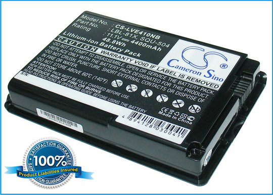 Lenovo 125 125C 410 E410 410M E280 E290 E660 E680 E260 E280 akku 4400 mAh
