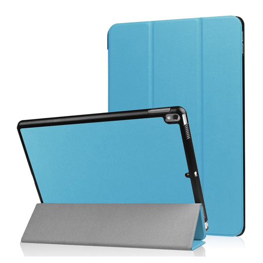 iPad Air (2019) tri-fold nahkainen suojakotelo - Vaaleansininen