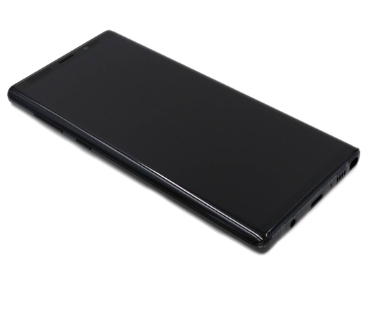 Samsung Galaxy Note 9 (SM-N960) Näyttö ja kosketuspaneeli rungolla - musta (Alkuperäinen)