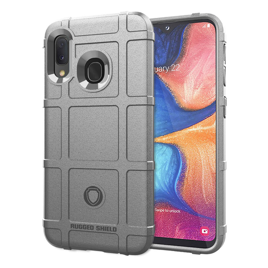 Rugged Shield Samsung Galaxy A20e kuoret - Harmaa