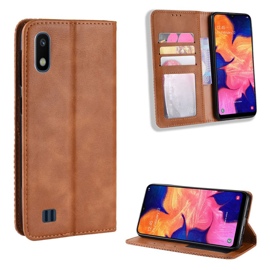 Bofink Vintage Samsung Galaxy A10 kotelot - Ruskea