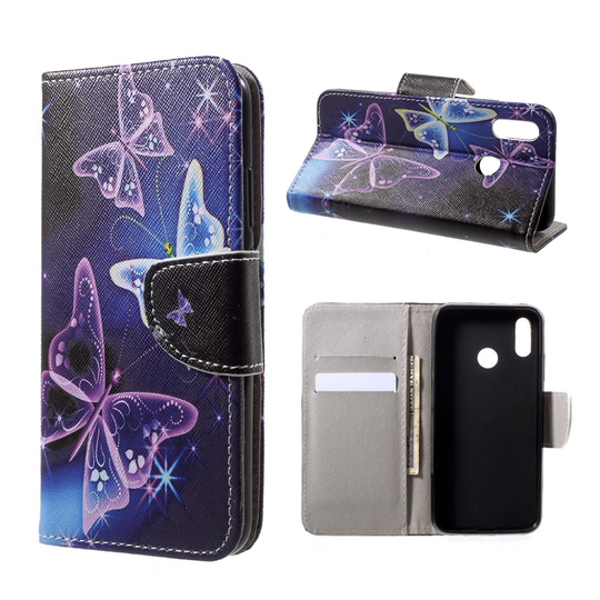 Huawei P20 Lite persoonallinen suojakotelo - Violetit perhoset