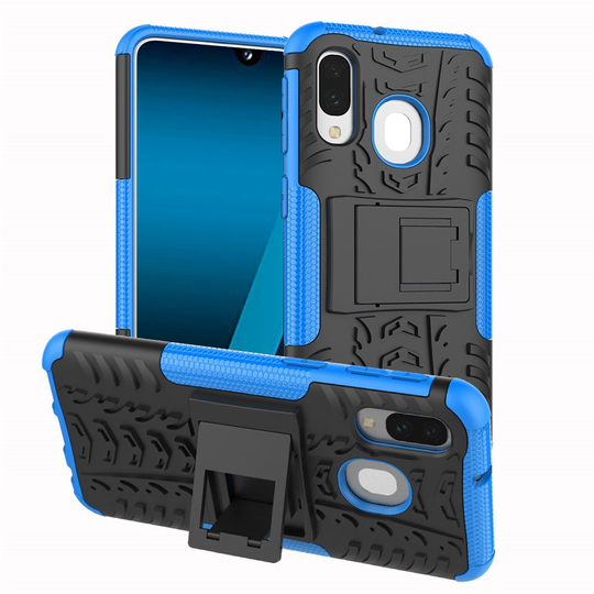 Samsung Galaxy A40 tyre hybrid case - Blue
