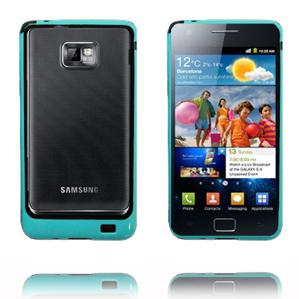 S2 Bumper 2 (Trooppisen Sininen - Musta) Samsung Galaxy S2 Suojakehys