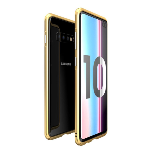 LUPHIE Samsung Galaxy S10 Plus frame case - Gold