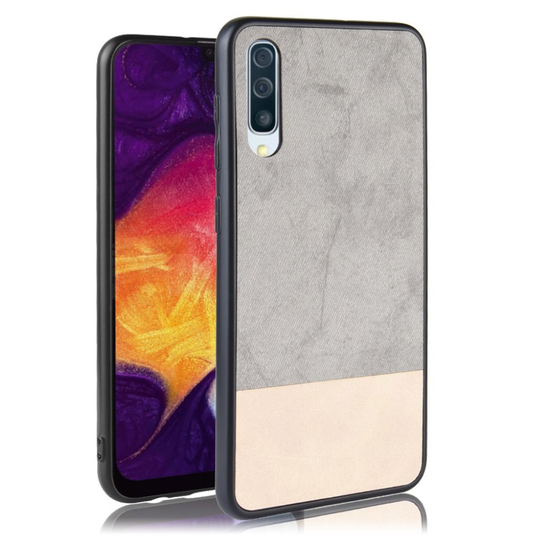 Samsung Galaxy A50 bi-color hybrid case - Grey
