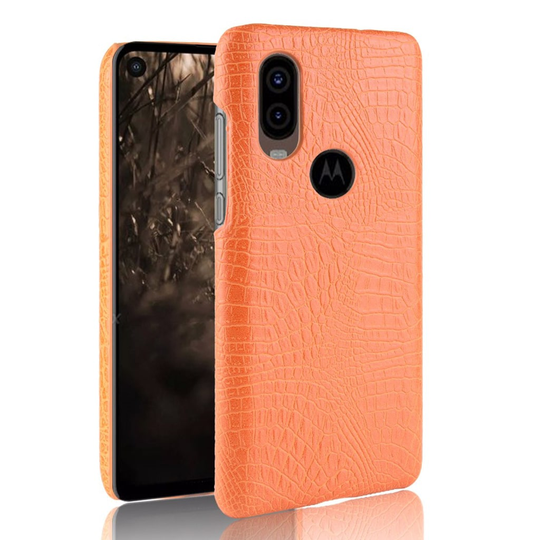 Croco Motorola P40 kuoret - Oranssi