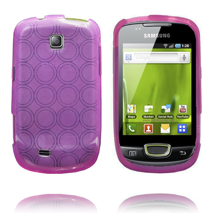 Amazona (Violetti) Samsung Galaxy Mini S5570 Silikonikuori