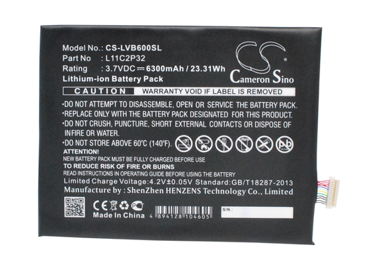 Lenovo IdeaPad A10-70 IdeaPad A7600-F IdeaPad S6000 Tabletin Akku