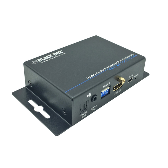 BLACK BOX AUDIO EMBEDDER/DE-EMBEDDER - HDMI 2.0