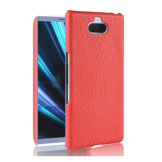Sony Xperia 10 crocodile case - Red