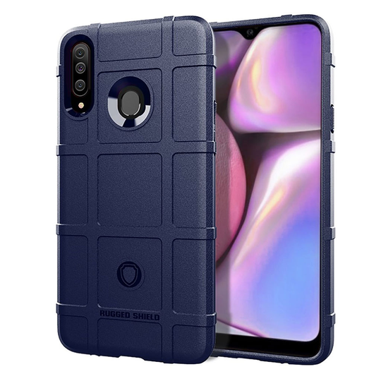 Rugged Shield Samsung Galaxy A20s kuoret - Tummansininen