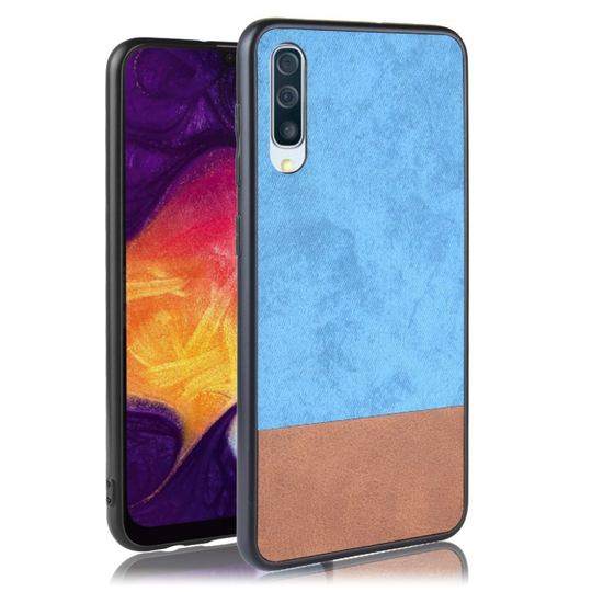 Samsung Galaxy A50 bi-color hybrid case - Blue