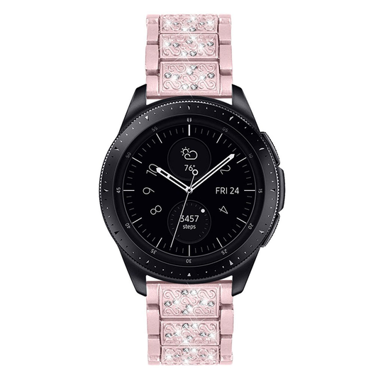 Samsung Galaxy Watch (46mm) rhinestone décor watch band - Pink