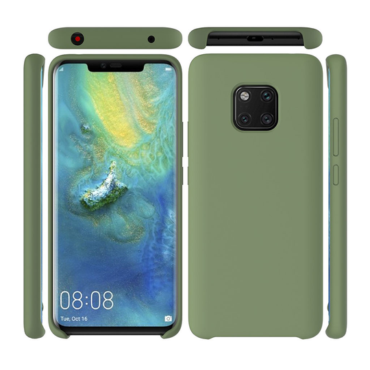 Huawei Mate 20 Pro silikoni Suojakotelo - Vihreä