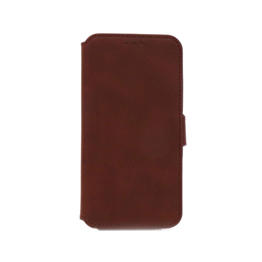 NovaNL Bookcase Volume 1.0 suojakotelo Apple iPhone X / iPhone XS - ruskea