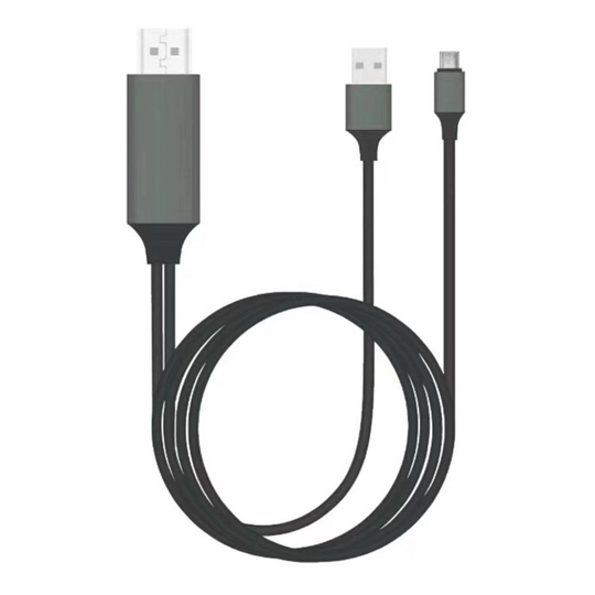 Universal 2M Type-C to HDMI adapter cable - Black