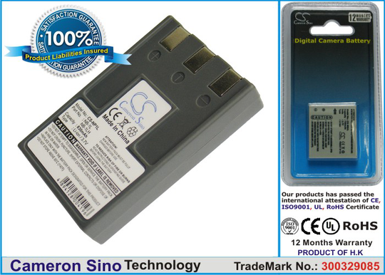 Canon NB-1L NB-1LH ER-D100 yhteensopiva akku 830 mAh