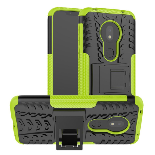 Offroad Motorola Moto G7 Play kuoret - Vihreä