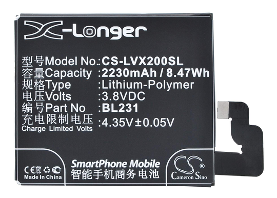 Lenovo S90e S90t S90u akku 2230 mAh