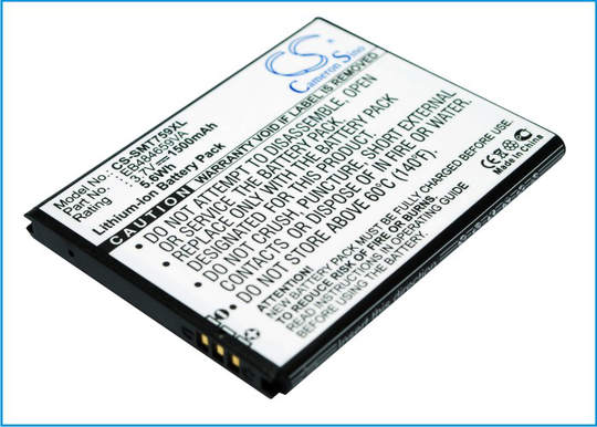 Samsung Galaxy W GT-I8150 Galaxy Xcover GT-S5690 Wave 3 GT-S8600 yhteensopiva akku 1500 mAh