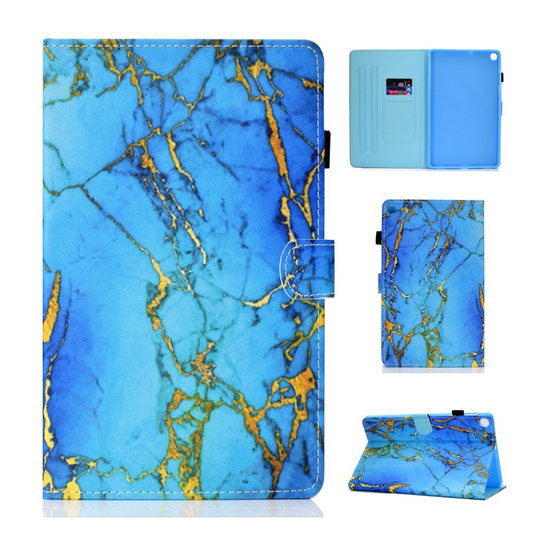 Samsung Galaxy Tab A 10.1 (2019) pattern leather case - Apricot Blossom
