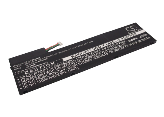 Acer Aspire M3 ja Aspire M5 akku 4850mAh / 53.84Wh mAh - Musta