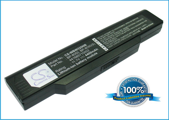 Fujitsu Amilo M1420 Amilo L1310 akku 4400 mAh