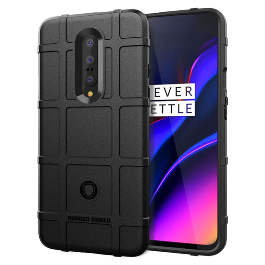 Rugged Shield OnePlus 7 Pro kuoret - Musta