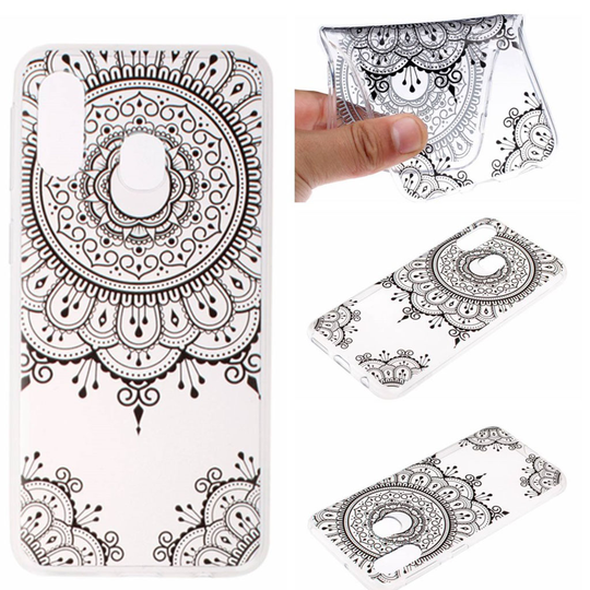 Samsung Galaxy A40 pattern case - Lace Flower