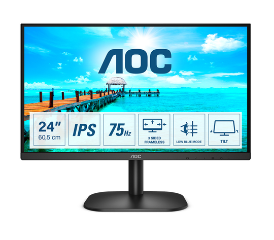 AOC 24B2XH 24" FHD IPS HDMI/VGA