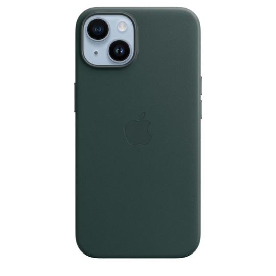 APPLE IPhone 14 Leather Case MgS Forest