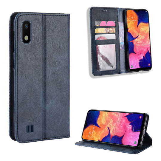 Bofink Vintage Samsung Galaxy A10 kotelot - Sininen