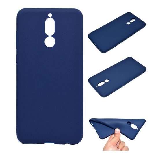 Huawei Mate 10 Lite Joustava TPU Muovi Takasuoja Kuori - Tumman Sininen