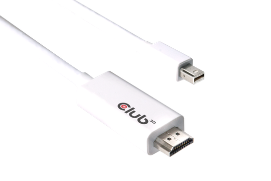 CLUB 3D MINI DP>HDMI2.0 4K60Hz C. 3m M/M