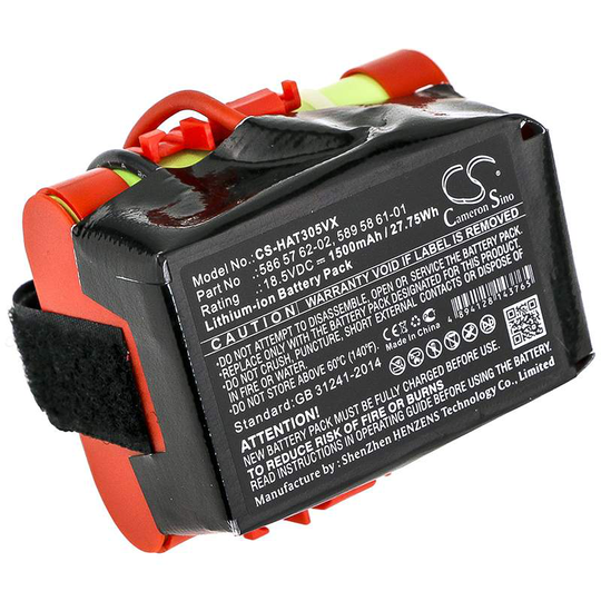 Husqvarna Automower 105 Automower 305 Automower 308 akku 1500mAh