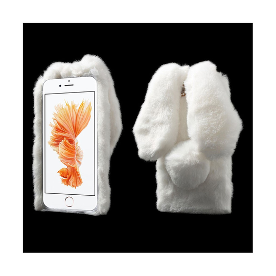 Bunny Dream Phone 7 Plus / 8 Plus Joustava Muovikuori - Valkoinen