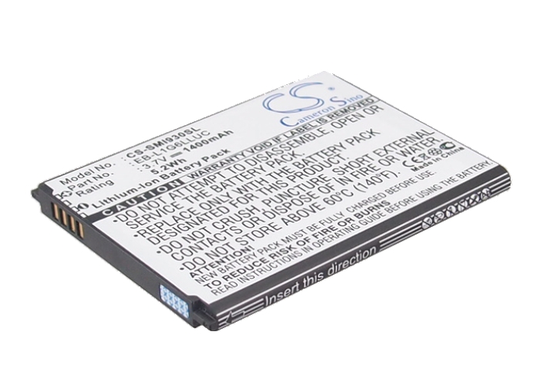 Samsung Galaxy S3 Galaxy SIII GT-i9300 yhteensopiva akku 1400 mAh