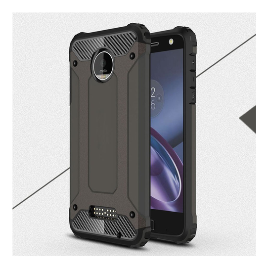Motorola Moto Z Force Hybridi Muovikuori - Pronssi