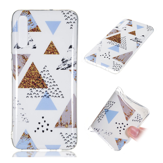 Samsung Galaxy A70 marble pattern gel case - Style U