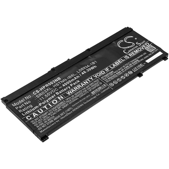 HP Envy x360 15-cn0000 Envy X360 15-CN0000TX Envy X360 15-CN0002TX akku 4000mAh