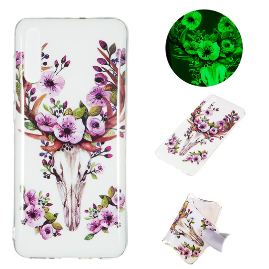 Samsung Galaxy A70 luminous pattern case - Flowered Elk