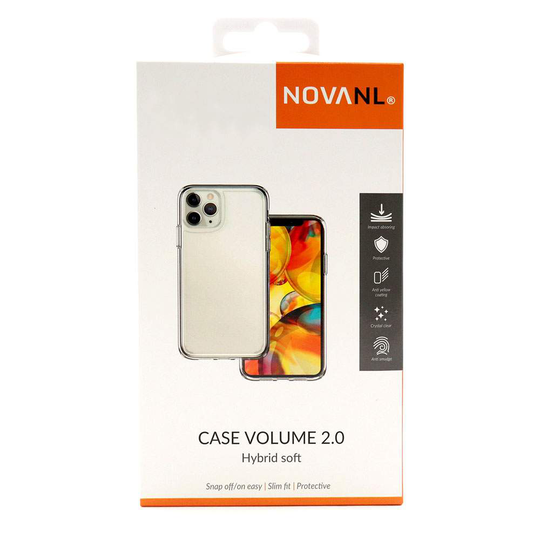 NovaNL TPU Volume 2.0 suojakotelo Samsung Galaxy A30 - läpinäkyvä