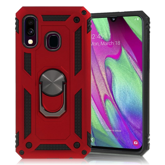 Bofink Combat Samsung Galaxy A40 kuoret - Punainen
