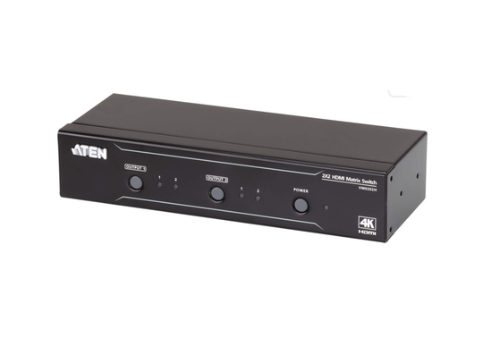 2x2 4K HDMI Matrix Switch, Up To 15m