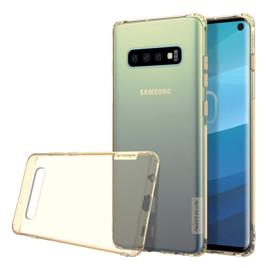 NILLKIN Nature Samsung Galaxy S10 protective pehmeä suojakotelo - Kulta