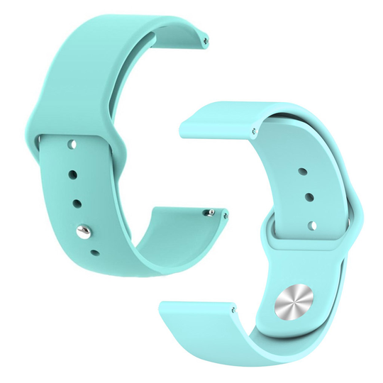 Samsung Galaxy Watch Active flexible silicone watch band - Cyan